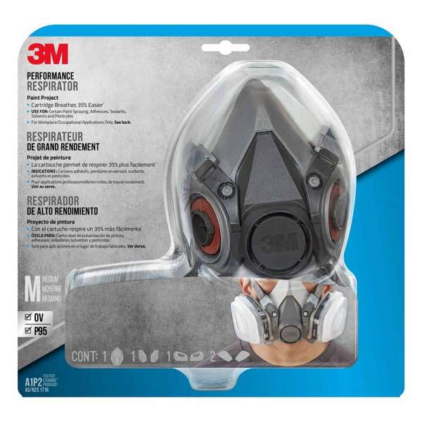 3M Paint Project Half Face Mask