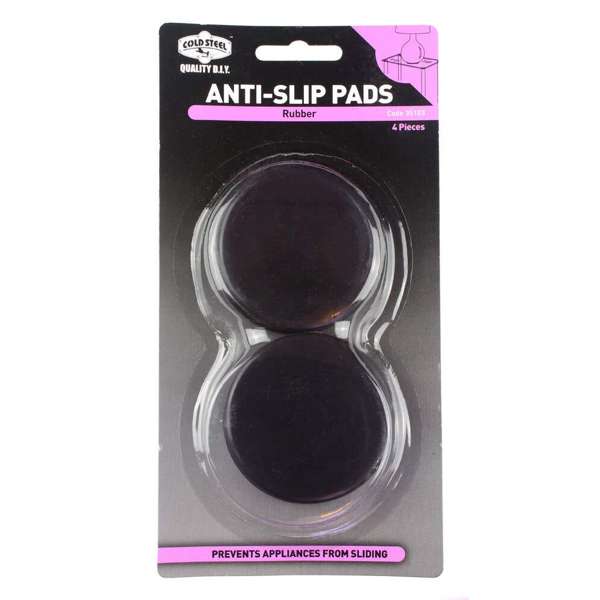 Cold Steel Round Rubber Anti Slip Pads 60mm - 4 Pack