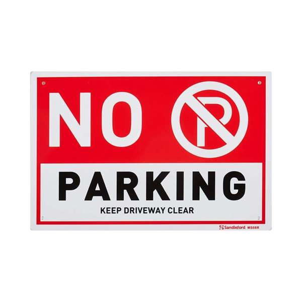 Sandleford No Parking Sign