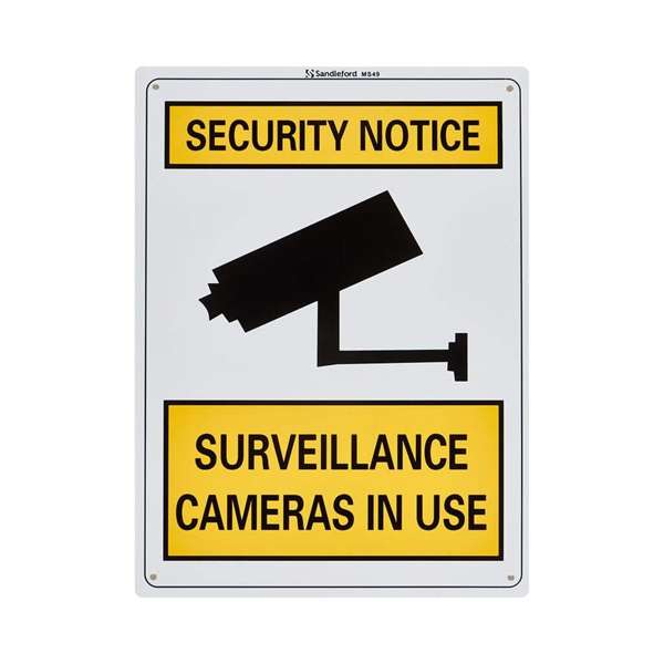 Sandleford Surveillance Cameras In Use Sign Medium