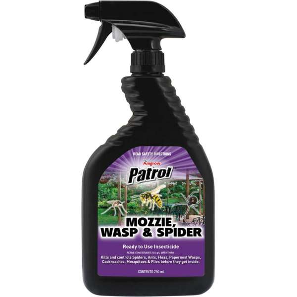 Amgrow Patrol Insecticide Mozzie/Wasp/Spider 750ml