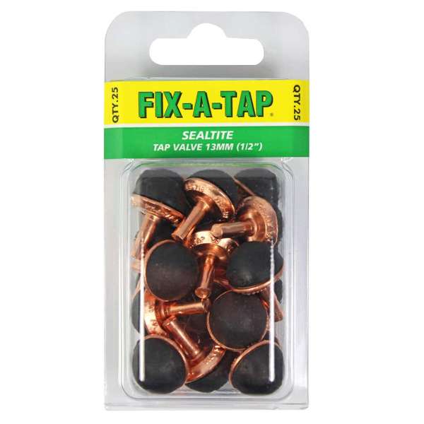 Fix-A-Tap Sealtite Tap Valve 13mm - 25 pack