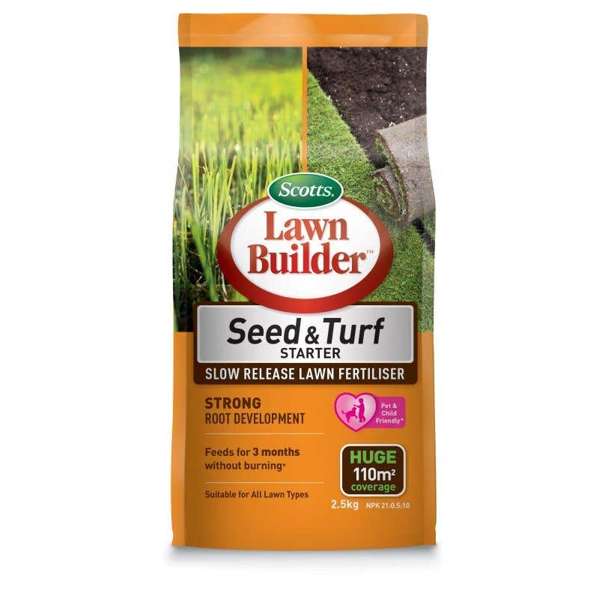 Scotts Lawn Builder Seed & Turf Starter Fertiliser 2.5kg