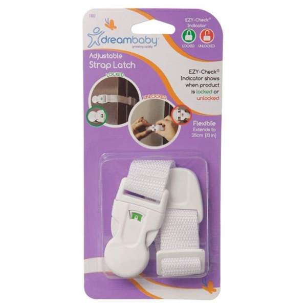 Dreambaby EZY-Check Adjustable Strap Latch