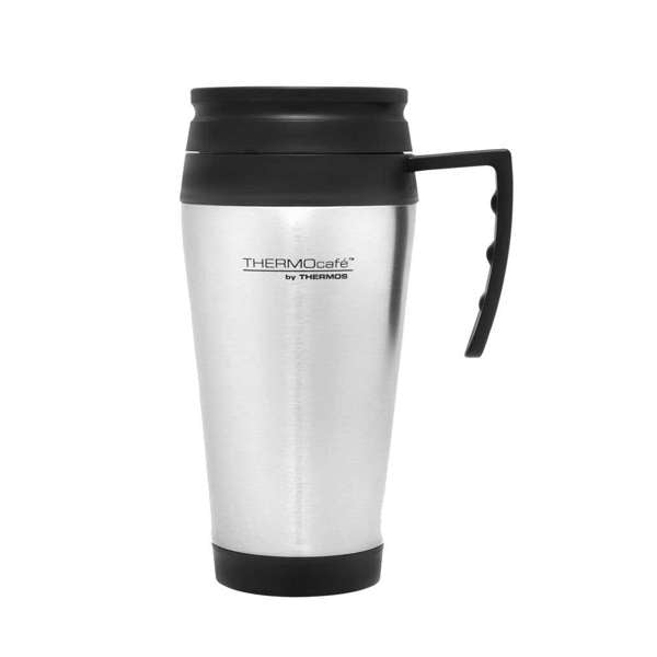 THERMOcafe 400ml Stainless Steel Outer Foam Insulated Travel Mug