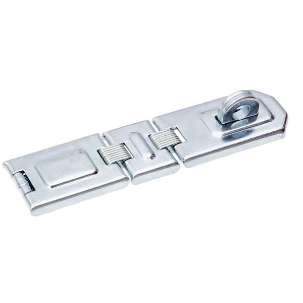 Trio Hasp & Staple Double Hinge Zinc Plated 190mm