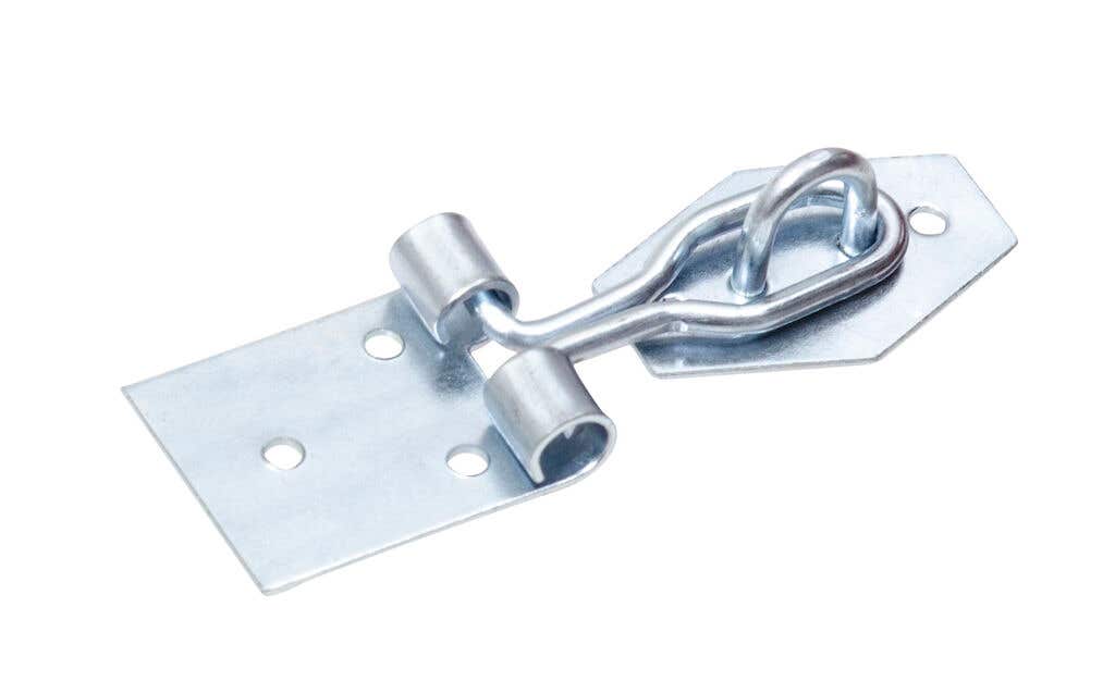 Trio Hasp & Staple Wire 38mm Zinc Plated