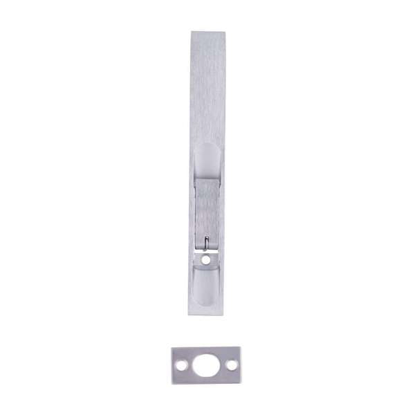 Trio Flush Bolt Satin Chrome 19 x 150mm