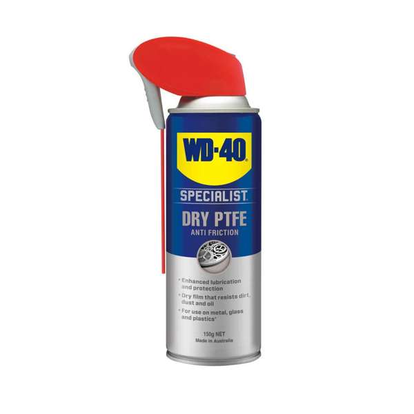 WD-40 Specialist Anti-Friction Dry PTFE Lubricant 150g