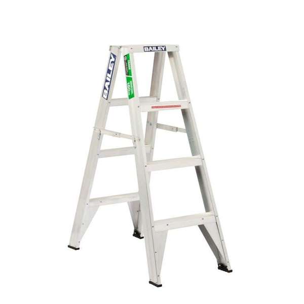 Bailey Trade Aluminium Double Sided Ladder 150kg Industrial