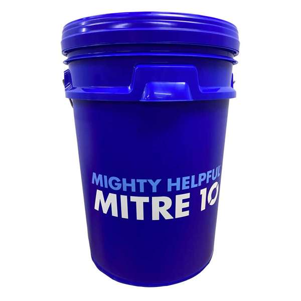 Mitre 10 Plastic Bucket with Lid Blue 20L