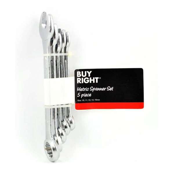 Buy Right Metric Spanner Set - 5 Piece