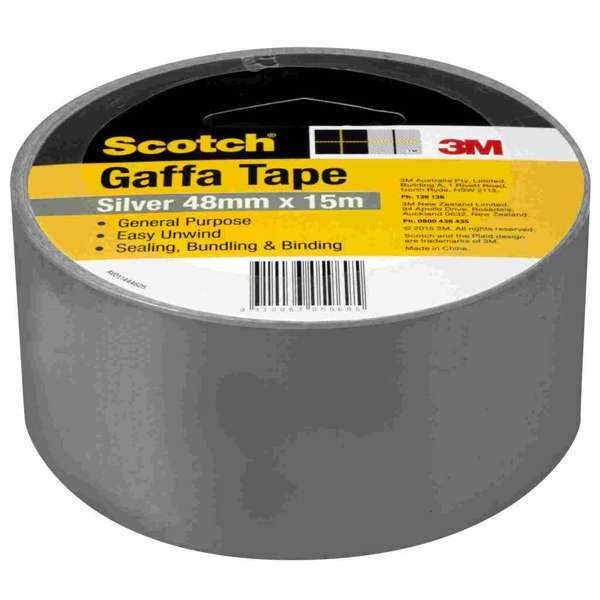 Scotch Gaffa Tape Silver 48mm x 15m