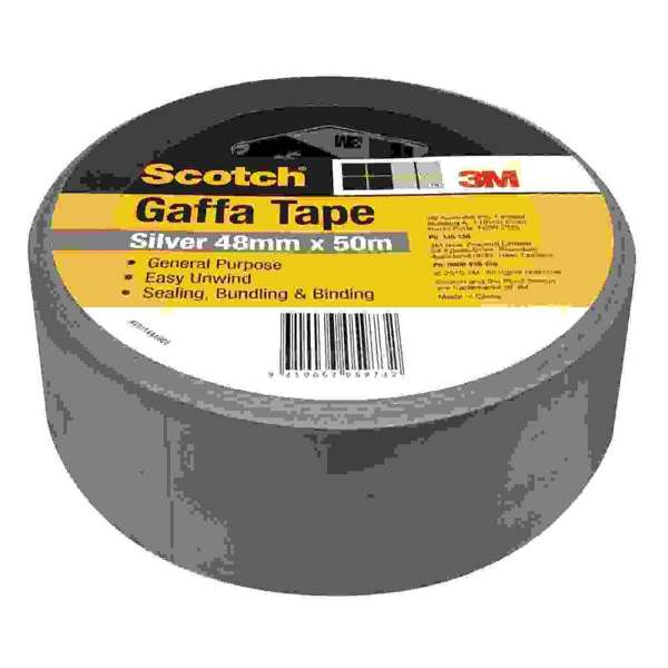 Scotch Gaffa Tape Silver 48mm x 50m