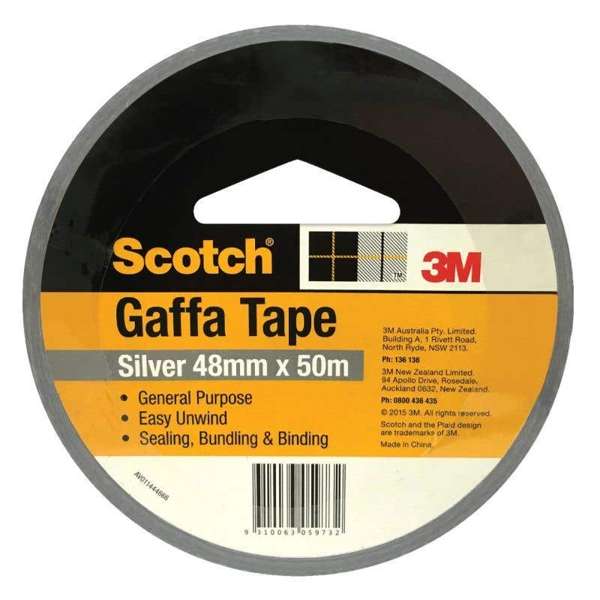 Scotch Gaffa Tape Silver 48mm x 50m