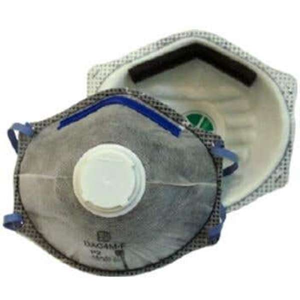 Medalist Dust/Mist/Fumes Face Mask with Carbon Filter - 2 Pack