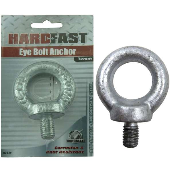 Hardfast Eye Bolt Anchor Galvanised 10mm