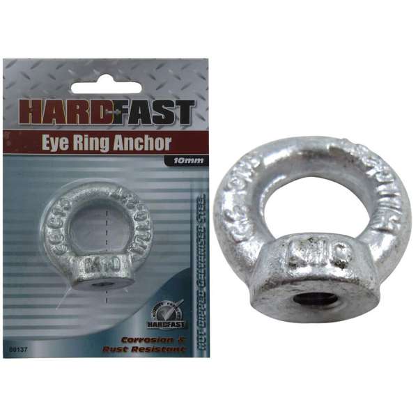 Hardfast Eye Bolt Anchor Galvanised 10mm