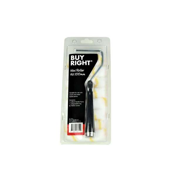 Buy Right Mini Roller Kit 100mm - 8 Pack