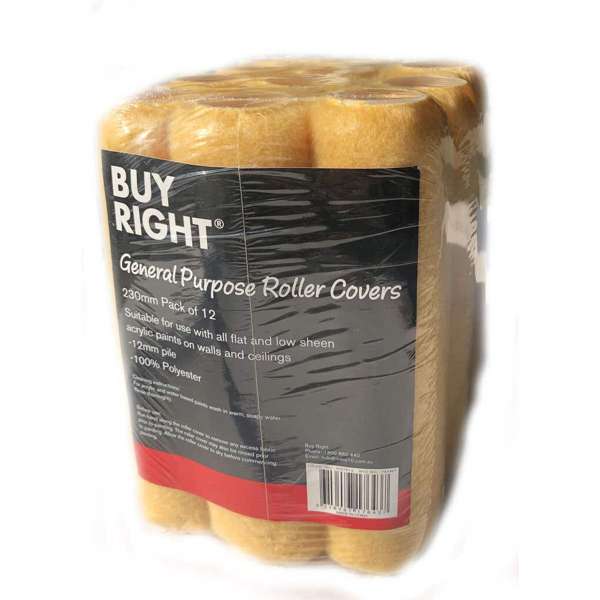 Buy Right Roller Covers 230mm - 12 Pack