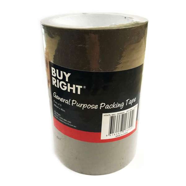 Buy Right General Purpose Packing Tape - 3 Pack