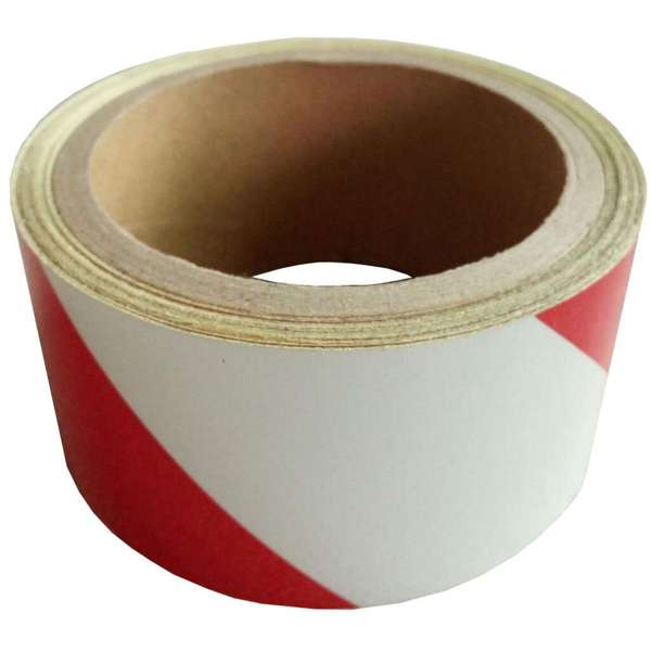 Medalist Reflect Adhesive Tape Red & White 50mm x 10m