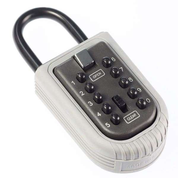 Lockguard Mini Key Safe with Portable Push Button