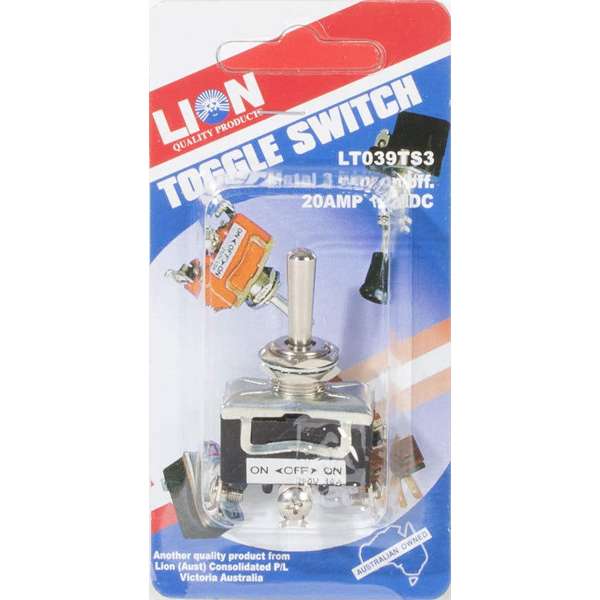 Lion 20A Toggle Switch Metal