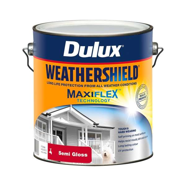 Dulux Weathershield Exterior Semi Gloss Vivid White