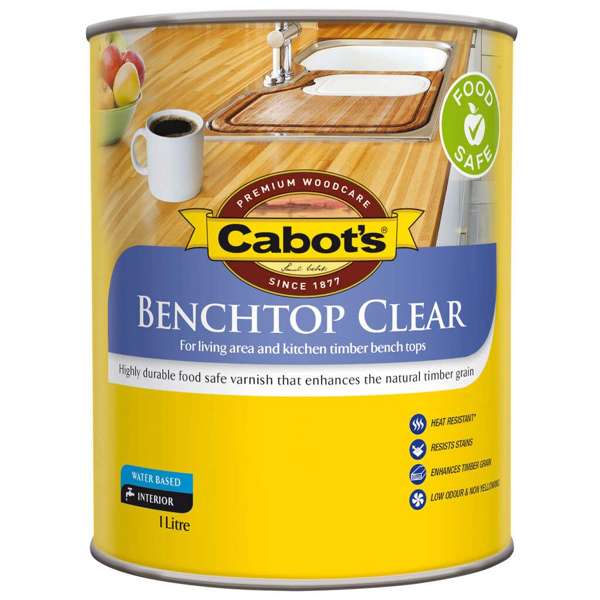 Cabot's Benchtop Clear Satin 1L