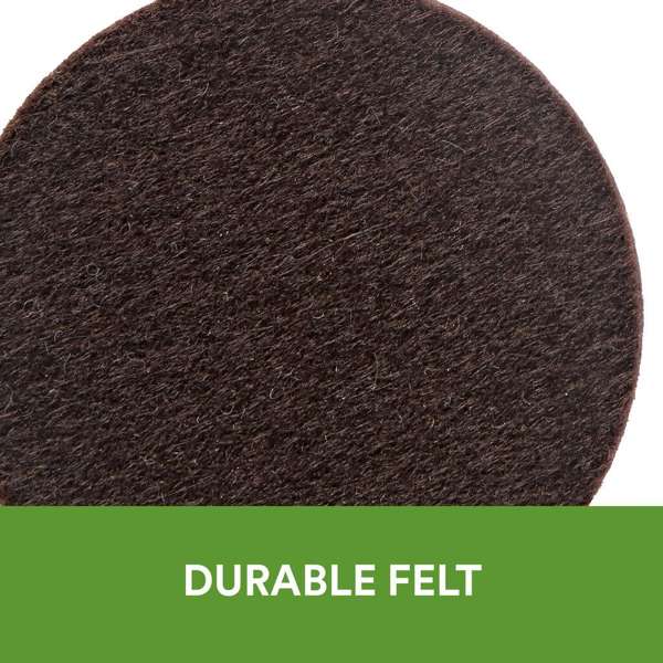 Scotch Felt Pads Brown - 36 Pack