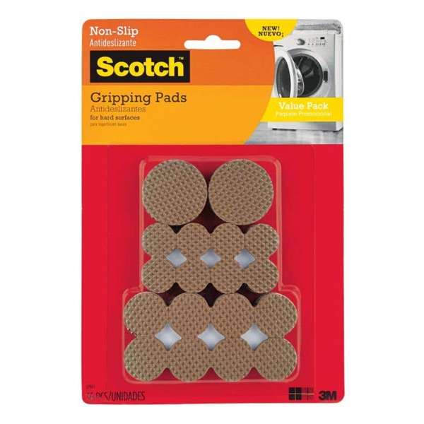 Scotch Gripping Pads Brown - 36 Pack