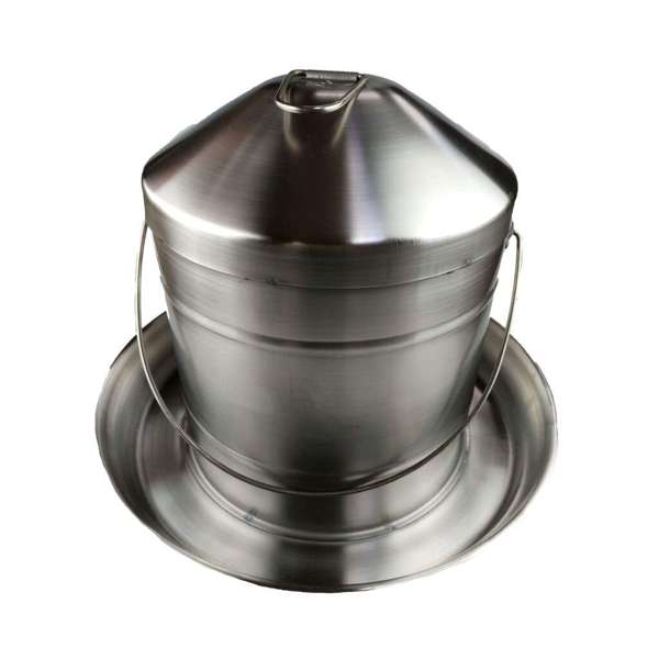 Poultry Drinker Stainless Steel 9L