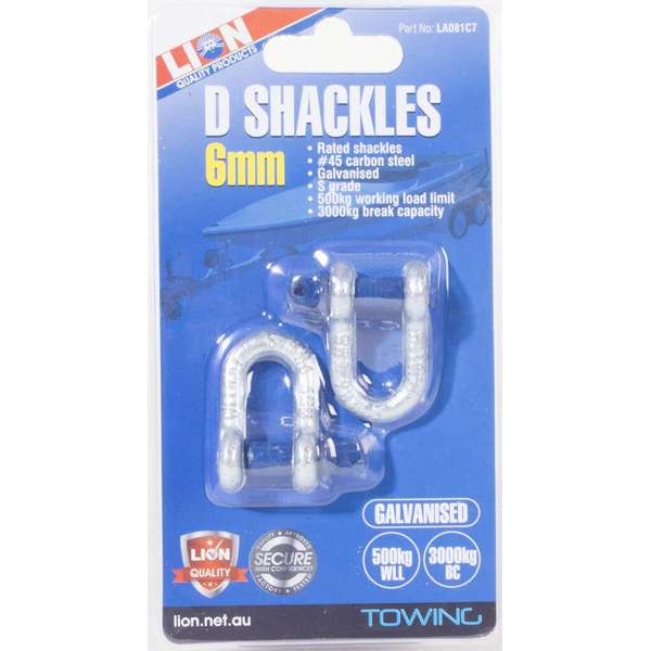 Lion D-Shackle - 2 Pack