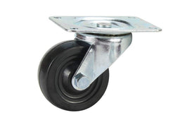 Cold Steel Rubber Swivel Castor Black 75mm