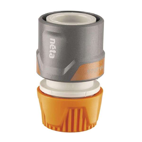 Neta Plastic Stop Hose Connector - Plastic