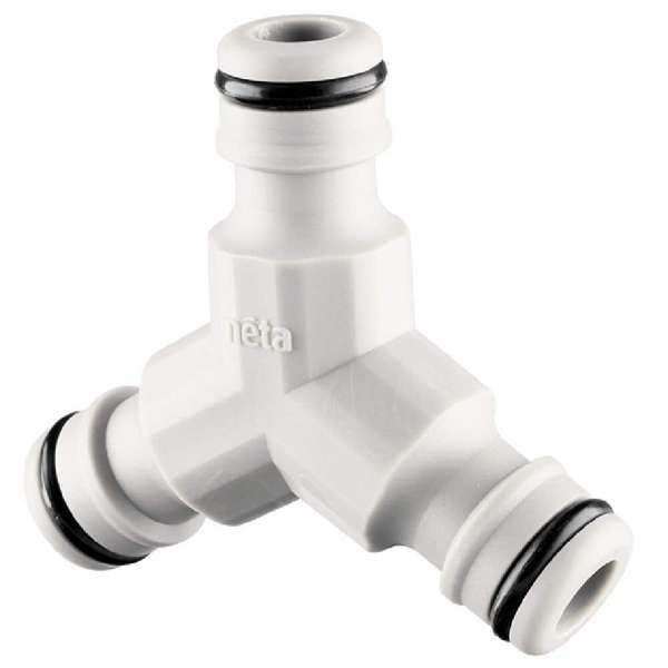 Neta 3-End Hose Coupler Plastic 12mm