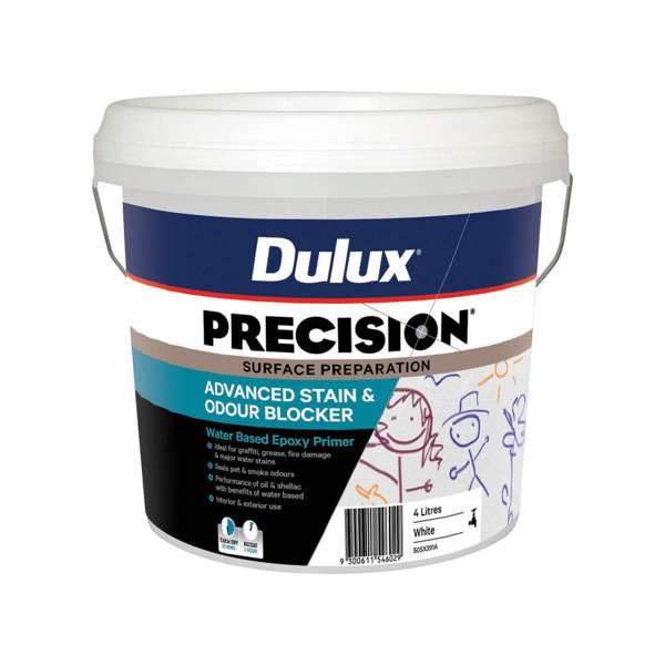 Dulux Precision Advanced Stain & Odour Blocker 4L