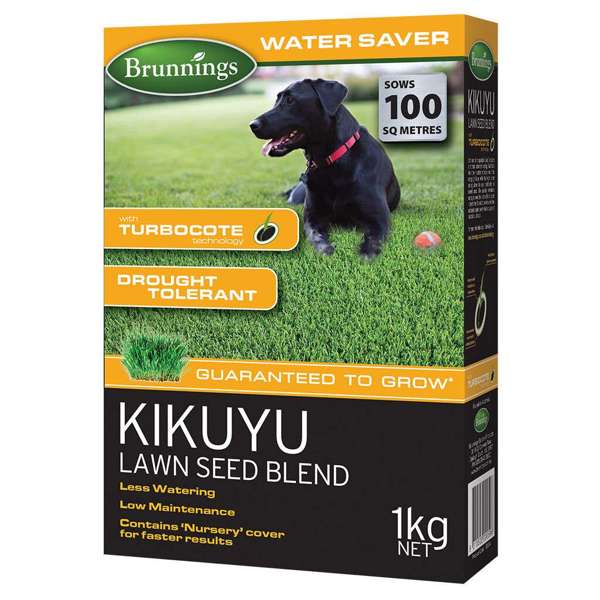 Brunnings Kikuyu Lawn Seed Blend 1kg