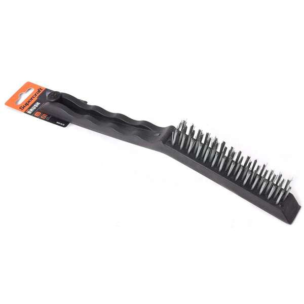 Supercraft Wire Brush with Plastic Handle 320mm