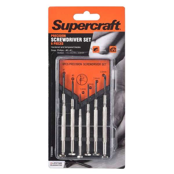 Supercraft Screwdriver Set - 6 Piece