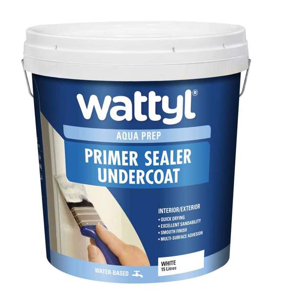 Wattyl Aqua Prep Primer Sealer Undercoat 15L