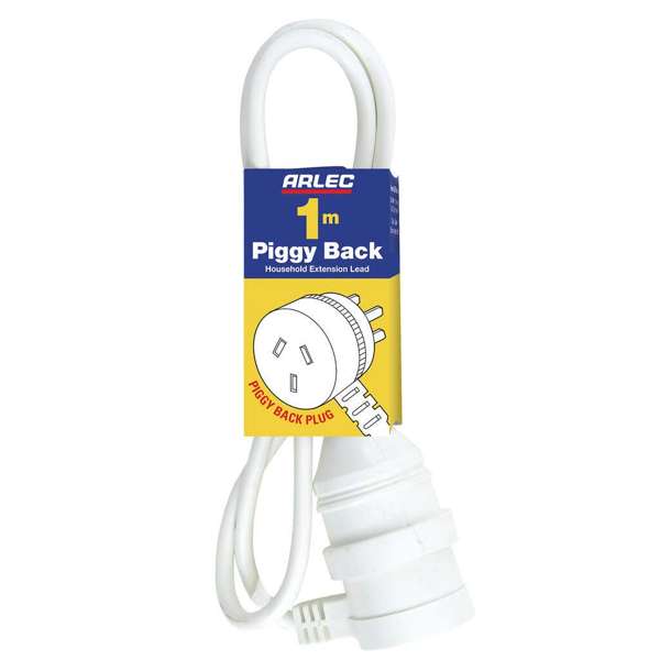 Arlec Piggy Back Plug Extension Lead