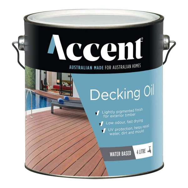 Accent Water Based Decking Oil 4L