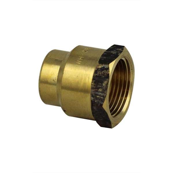 Brasshards Straight Connector No.2 Brass 20FI x 20OD