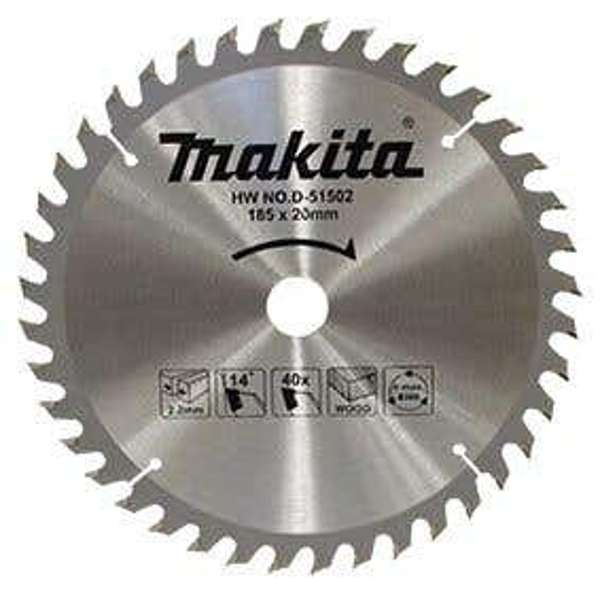 Makita Saw Blade Economy 185 x 20mm Bore x 40T