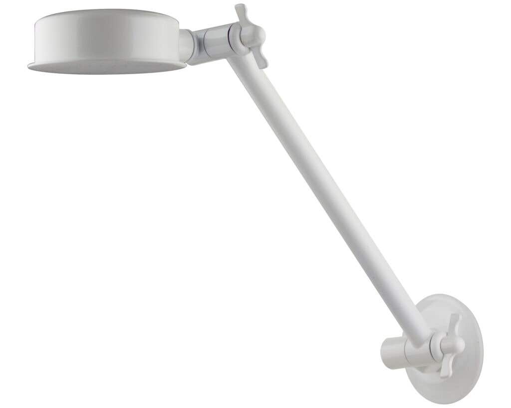 Brasshards All Directional Shower White