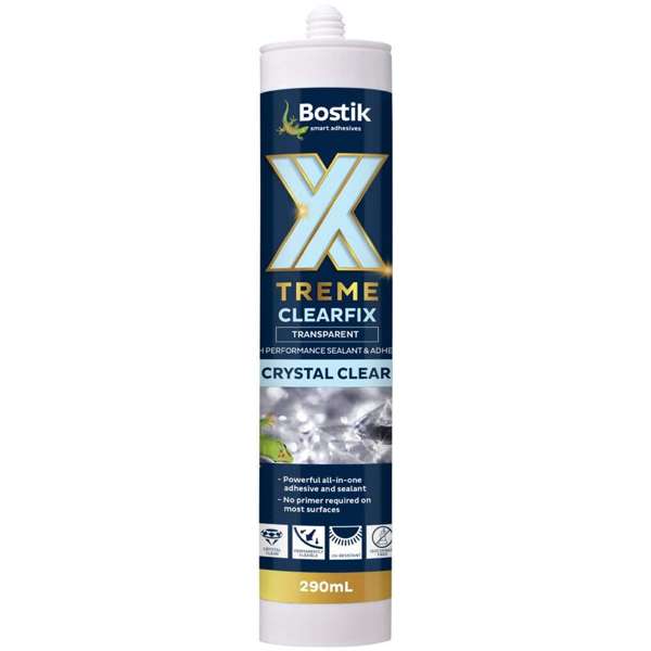 Bostik Xtreme Clearfix Sealant Crystal Clear 290ml