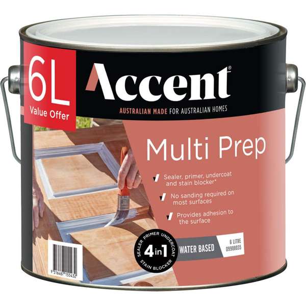 Accent Acrylic Multi Prep White 6L