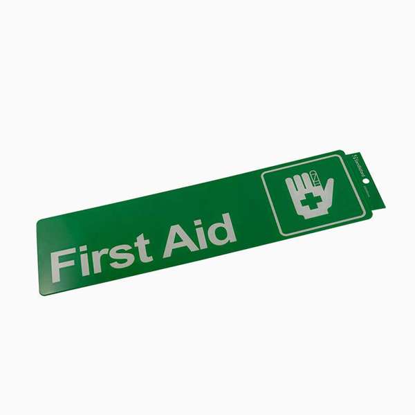 Sandleford First Aid Self Adhesive Sign 330 x 110mm